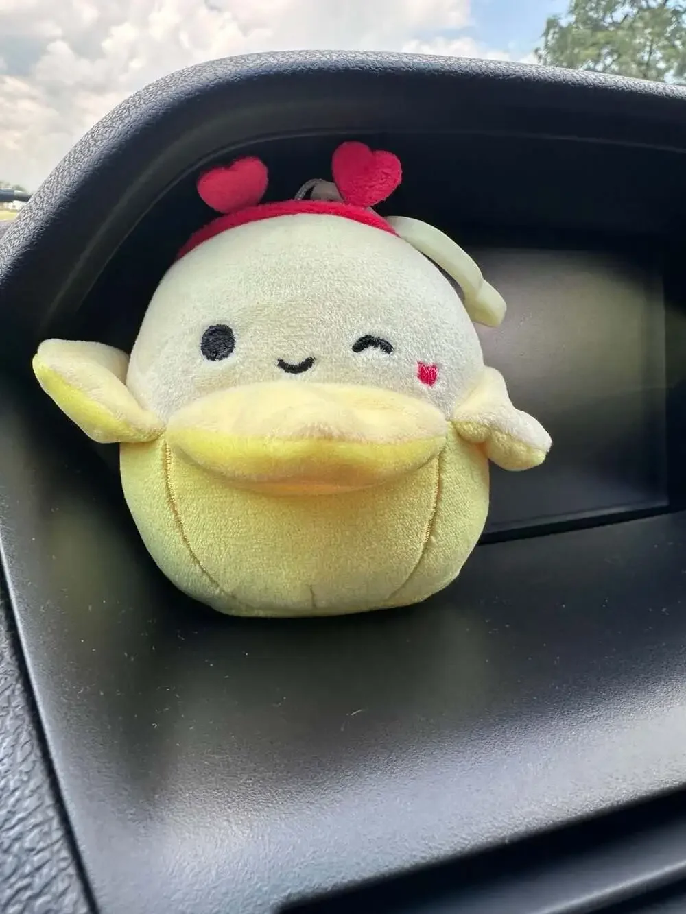 Squishmallows Junie The Banana Clip-On Plush Toy